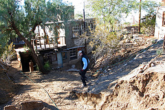 Cabot's Pueblo Museum - Post Flood December 2010 (8627)