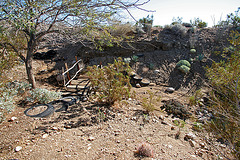 Cabot's Pueblo Museum - Post Flood December 2010 (8632)