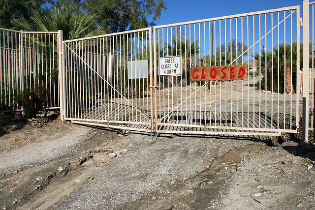 Cabot's Pueblo Museum - Post Flood December 2010 - Drain to Desert View (86