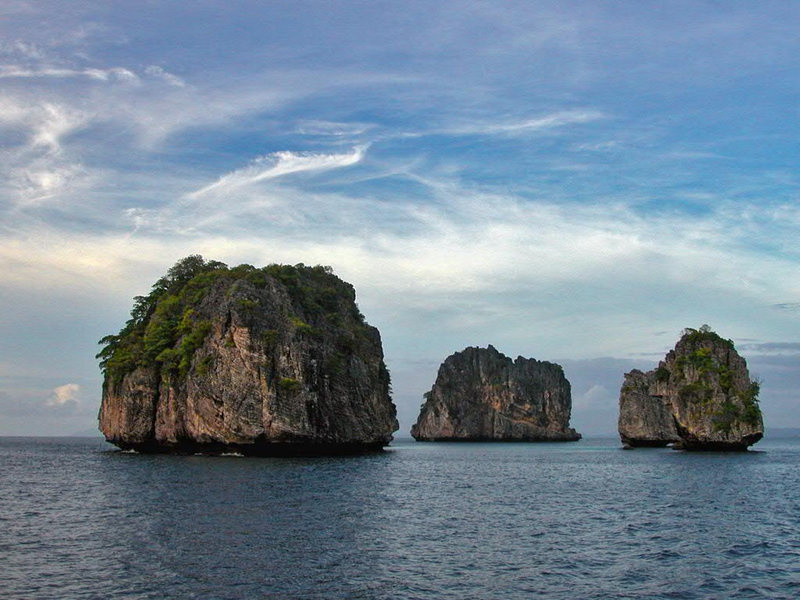 Three pinnacles