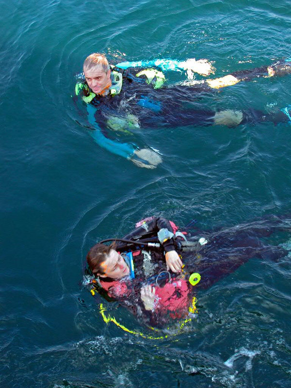 Hans and Ritta back on the water surface