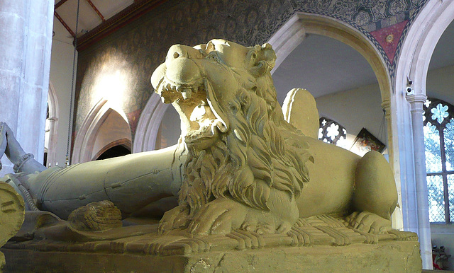 framlingham church, lion