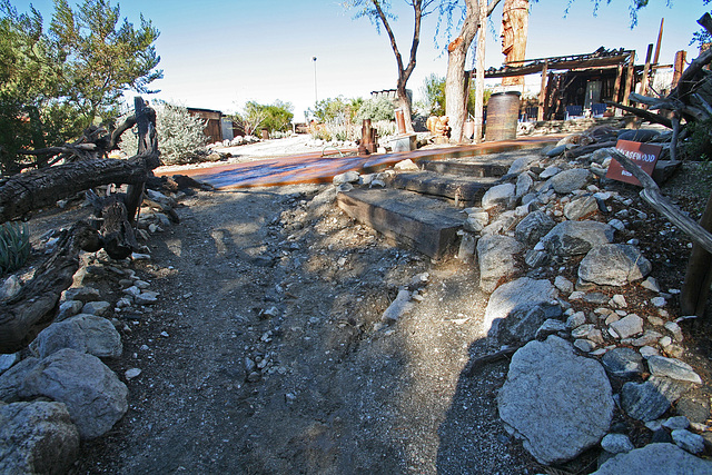 Cabot's Pueblo Museum - Post Flood December 2010 (8640)