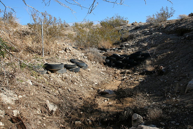 Cabot's Pueblo Museum - Post Flood December 2010 (8663)