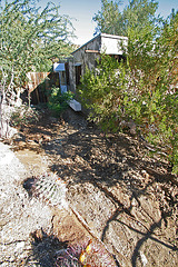 Cabot's Pueblo Museum - Post Flood December 2010 (8666)