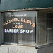 Williams, Lloyd and love barber shop / Salon de coiffure pour homme - Indianola, Mississippi. USA - 9 juillet 2010.