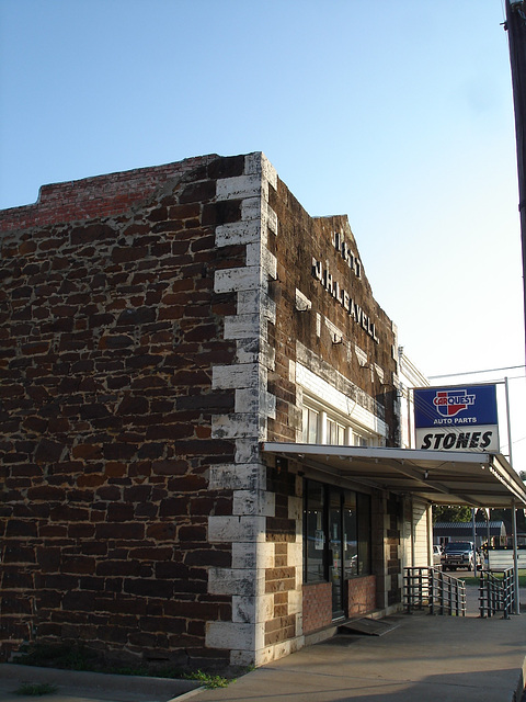 J.H.Leavell building  - 1877 / Jewett, Texas. USA - 6 juillet 2010.