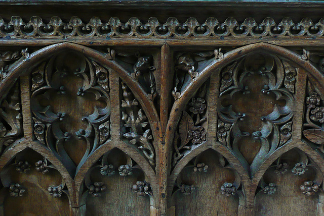 thaxted rood screen c.1500