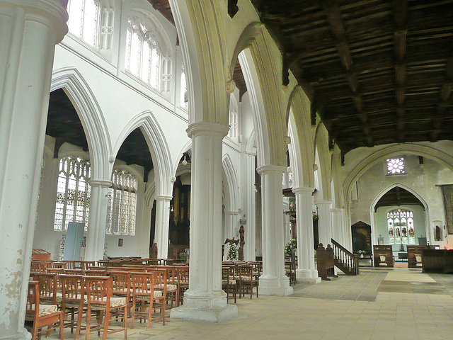 thaxted nave from south aisle