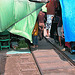 Train passes through Talad Rom Hoop market