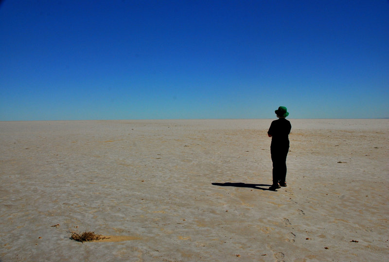 Lake Eyre..endless salt horizon