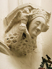 thaxted 1340 nave corbel