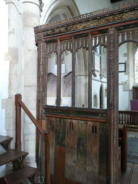 church hanborough rood screen