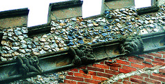 thaxted c15 parapet on n. transept