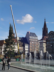 le grand sapin  Strasbourg capitale de NOEL