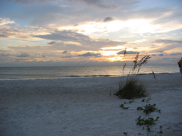 Clouds, sand ...