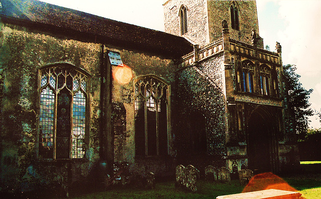 yaxley church porch <1459