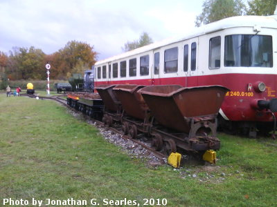 Mine Carts in the CD Muzeum, Luzna u Rakovnika, Bohemia (CZ), 2010