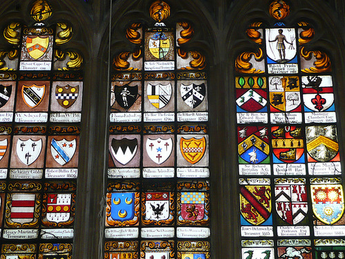 Lincoln's inn heraldic glass