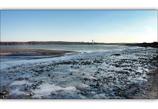 Ostseestrand im Winter