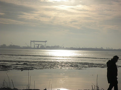 Abendstimmung an der Elbe