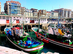 San Sebastián: puerto.