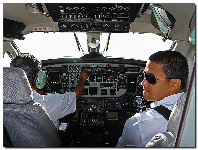 Cockpit "Buddha Air"