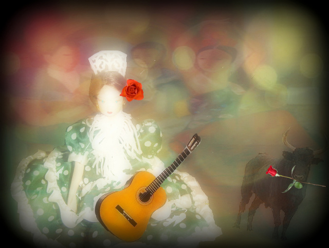 poupée Andalouse, sur un air de flamenco