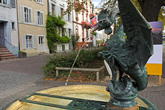 Basel - Griffin Fountain