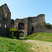 les ruines de la forteresse à Cluis Indre