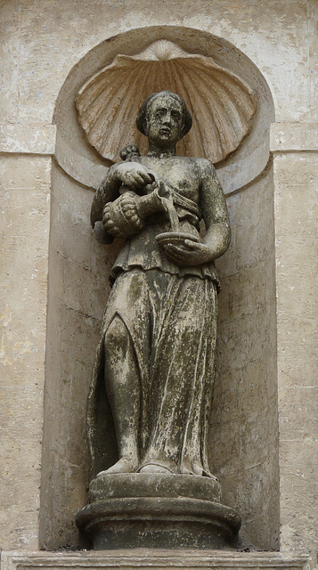 Matera- Statue on the Music Conservatory