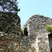 les ruines de la forteresse à Cluis Indre