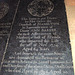 Memorial to Dame Ann Barker, Rendlesham Church, Suffolk