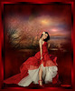 Femme en rouge