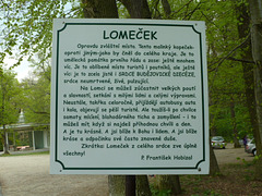 Informtabulo en Lomec (Lomeček)