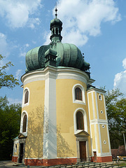 ronda preĝejo de la Nomo de Virgulino Maria en Lomec (CZ)