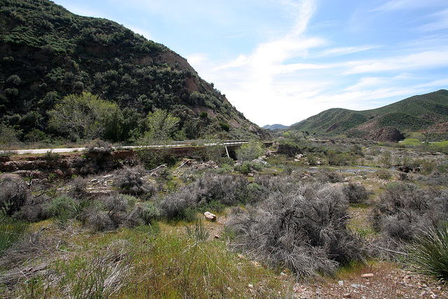 Downstream From The St Francis Dam Site (9717)