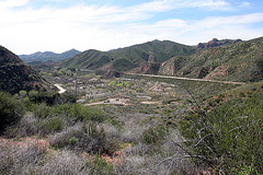 Downstream From The St Francis Dam Site (9731)