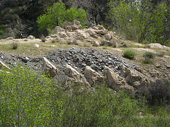 St Francis Dam Site - Remains Of Downstream Face (1617)