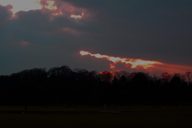 20110212 9810RAw [D~MH] Abendhimmel Ruhraue Mülheim