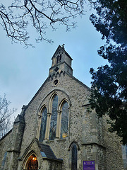 garrison church, chatham, kent,built in 1854 for the royal engineers near fort amherst, on the lines above the kitchener barracks