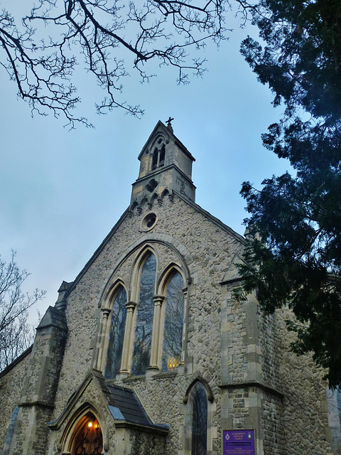 garrison church, chatham, kent,built in 1854 for the royal engineers near fort amherst, on the lines above the kitchener barracks