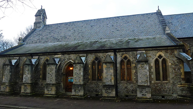 garrison church, chatham, kent,built in 1854 for the royal engineers near fort amherst, on the lines above the kitchener barracks