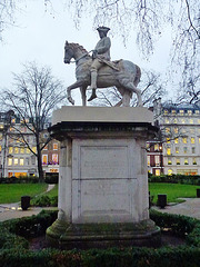 cumberland statue, cavendish square, london