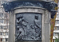 bedford memorial, russell square, bloomsbury, london