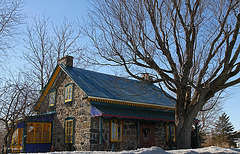 Maison en pierre des champs