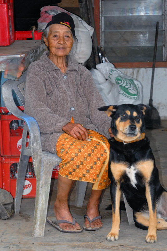 Old Balinese woman