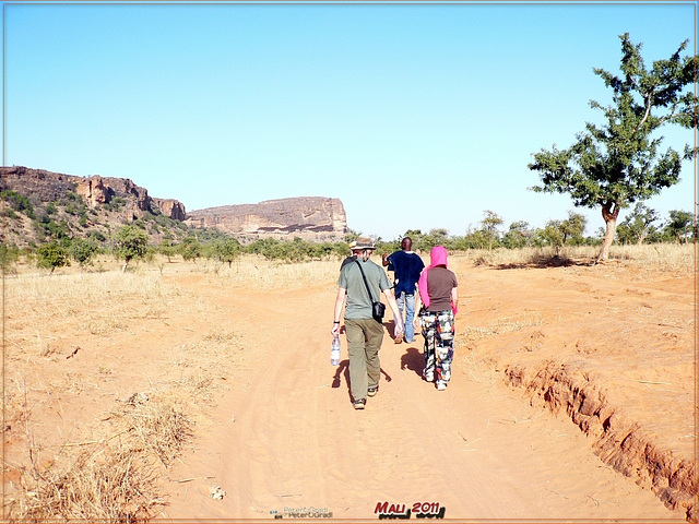 Wanderung im Dogonland