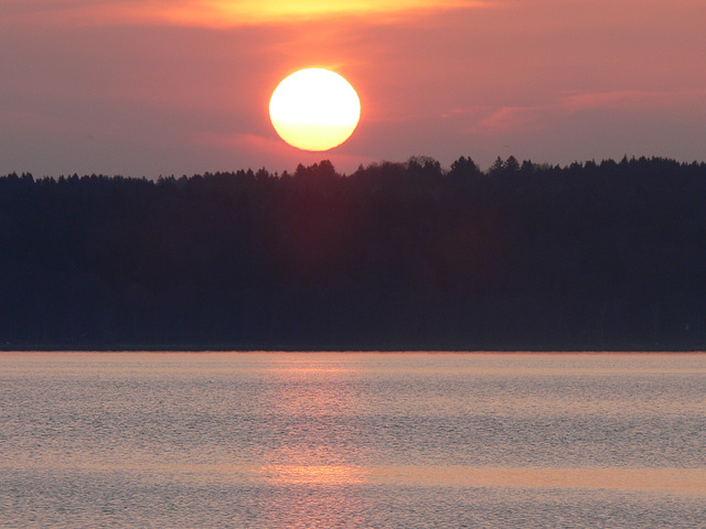 Sonnenaufgang am Starnberger See