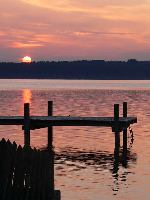 Sonnenaufgang am Starnberger See